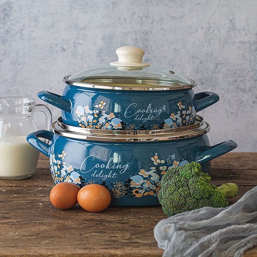 Cooking delight vintage enamel - cooking,